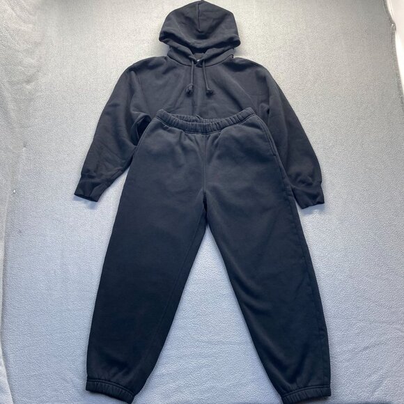 GU Sweatpants/Hoddie Womens Size Large Black‎ Jogger,Pockets,Drawstring,Set - Picture 8 of 13